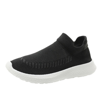 Damen Sneaker Atmungsaktiv Slip-On Schuhe Bequem