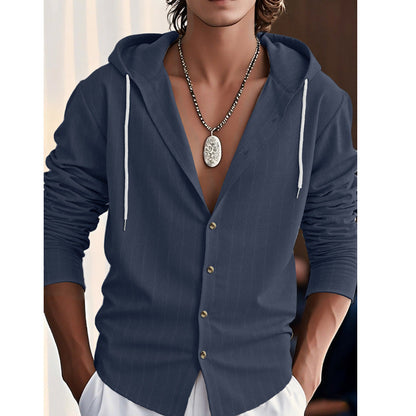 Herren Hoodie Atmungsaktiv Mit Knöpfen Größe XL Berlin Style