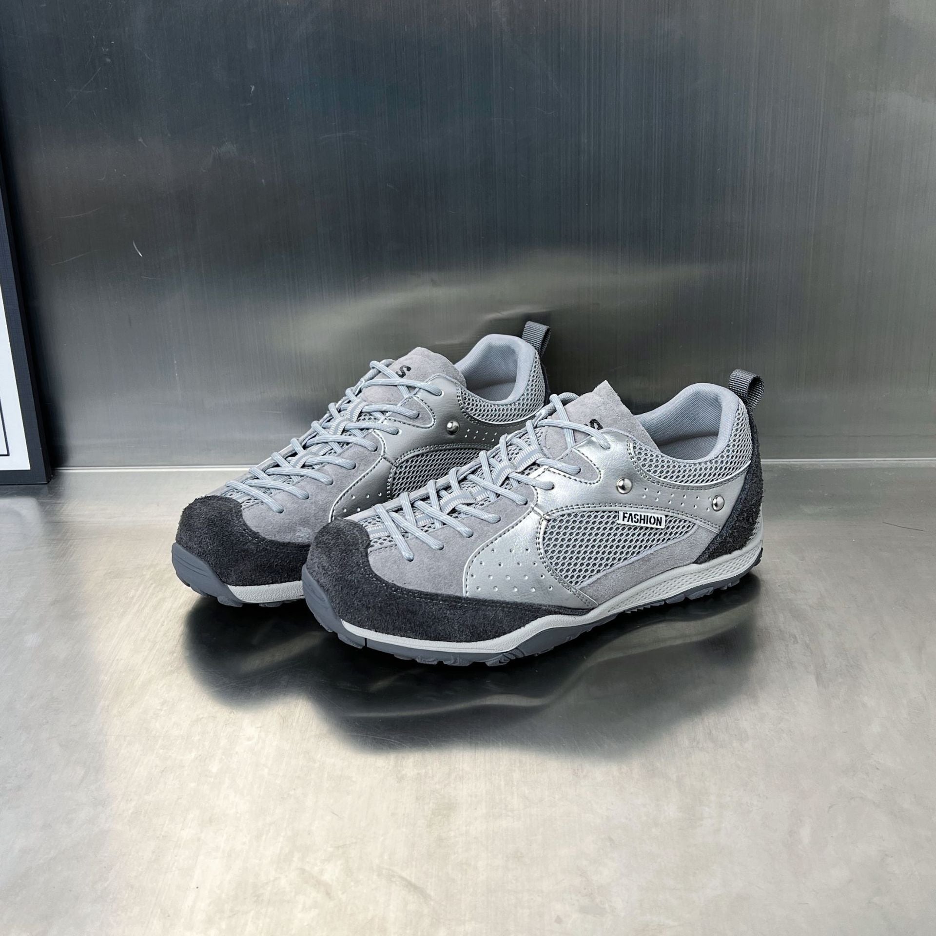 Wanderschuhe Damen Sportlich Atmungsaktiv Schwarz - BerlinGlamour