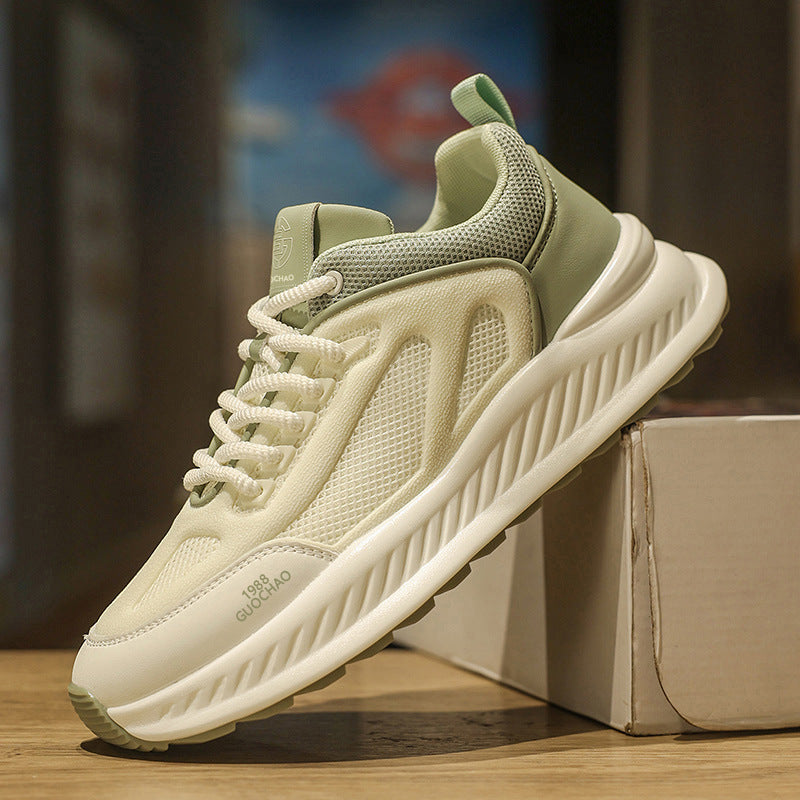 Damen Sneaker Atmungsaktiv Bequem Sportlich Weiß - BerlinGlamour