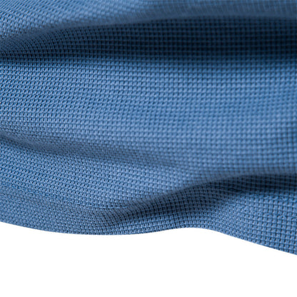 Herren Langarmshirt Modern mit Knopfleiste und Struktur Oberfläche