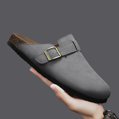 Damen Clogs Elegante mit verstellbarem Riemen und rutschfester Sohle
