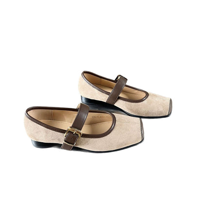Damen Slipper Elegante Velour Moderne Riemen