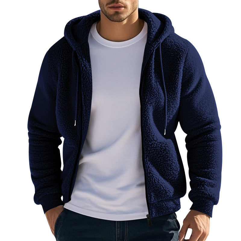 Herren Fleecejacke Großes Modell Übergroßer Schnitt
