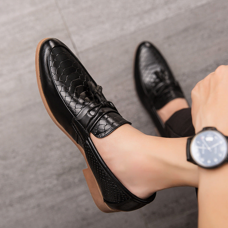 Damen Mokassins Elegante Schlaufen Detail Modern