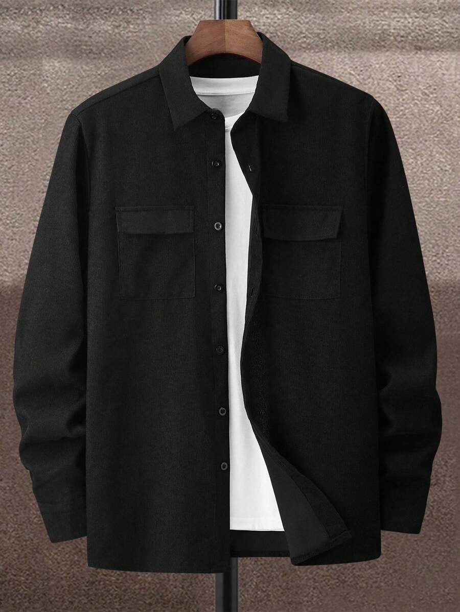 Herren Hemdbluse Leicht atmungsaktiv Casual