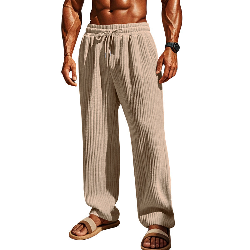 Herren Strandhose Bequem Elastisch Modern Rippdesign
