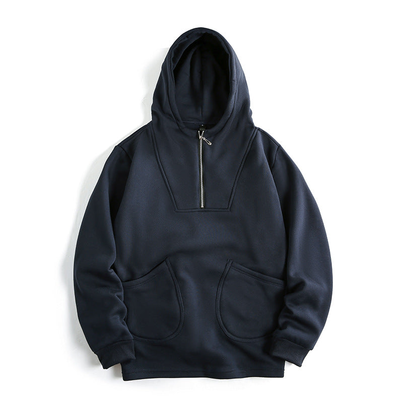 Herren Kapuzenpullover Modern Komfortabel Reißverschluss