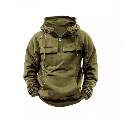 Herren Kapuzenpullover Funktional mit Taschen Sportlich