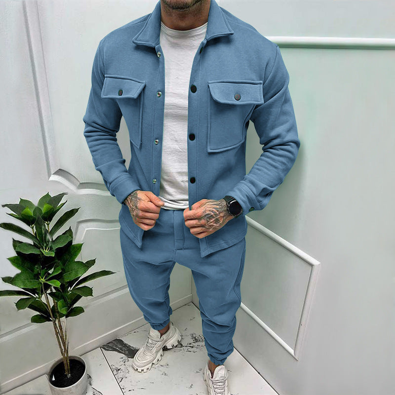 Herren Freizeitjacke Lässig Mit Taschen Sportlich