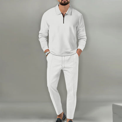 Herren Sweater Sportlich Slim Fit mit Reißverschluss