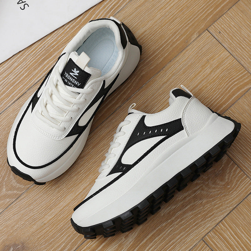 Damen Sneaker Plattform Schuhe Modisch Rutschfest