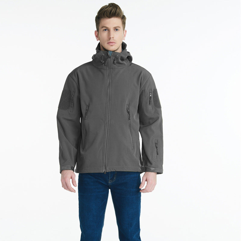 Herren Taktikjacke atmungsaktiv mit Reißverschlusstaschen Outdoor - BerlinGlamour