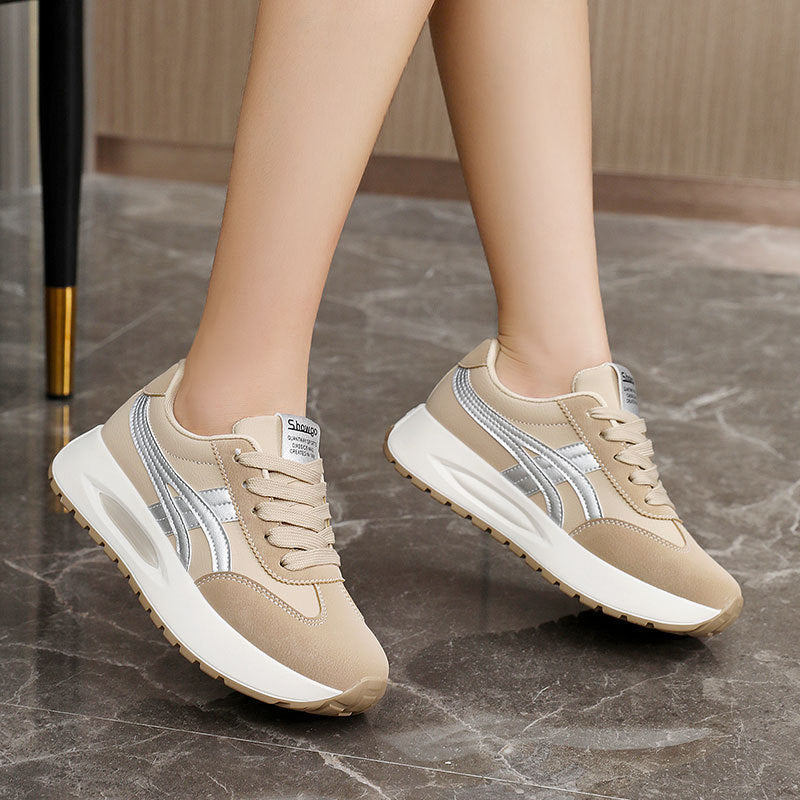 Damen Laufschuhe Sport Sneakers Bequem Robust