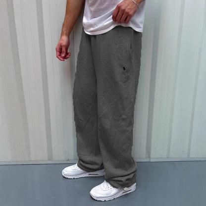 Herren Freizeithose Bequem Weich Innenfutter Elastischer Bund