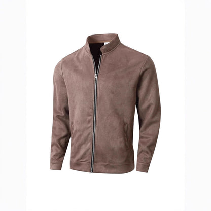 Herren Fleecejacke Stehkragen Weich Warm Modern