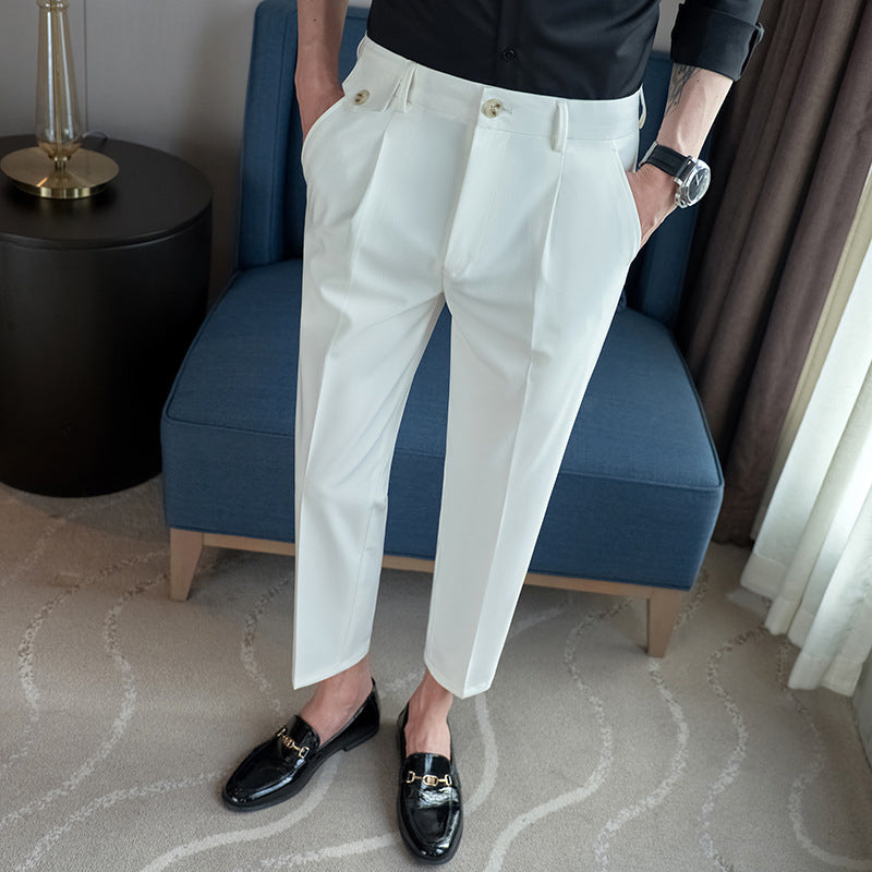 Herren Anzughose Slim Fit Modern