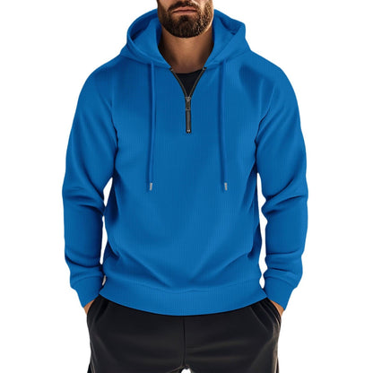 Herren Kapuzenpullover Sportlich Reißverschluss Modern