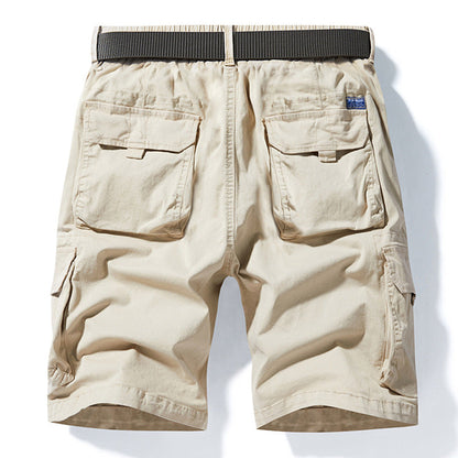 Herren Cargoshorts Elastisch Vieltaschig Freizeitshorts