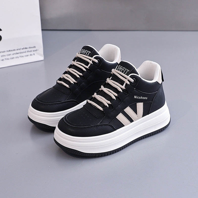 Damen Sneaker Bequem Plattform Schuhe