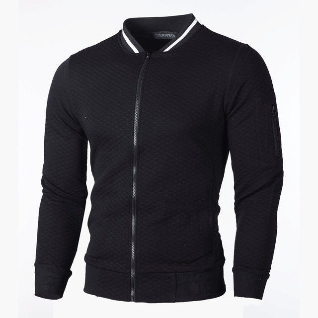 Herren Sweatjacke Sportlich Warm Reißverschluss Tasche
