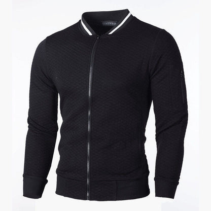 Herren Sweatjacke Sportlich Warm Reißverschluss Tasche
