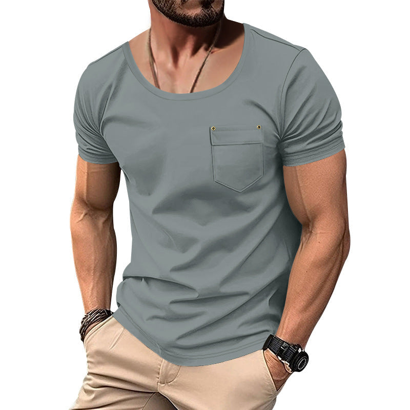Herren T-Shirt Bio-Baumwolle Moderner Schnitt