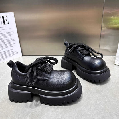 Damen Schnürboots Robust Plateau Rutschfest Stiefel