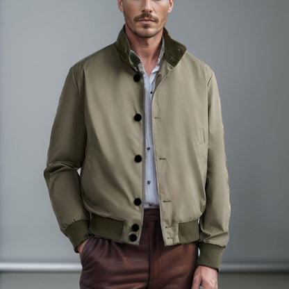 Herren Übergangsjacke Leicht Wasserabweisend Modern - BerlinGlamour