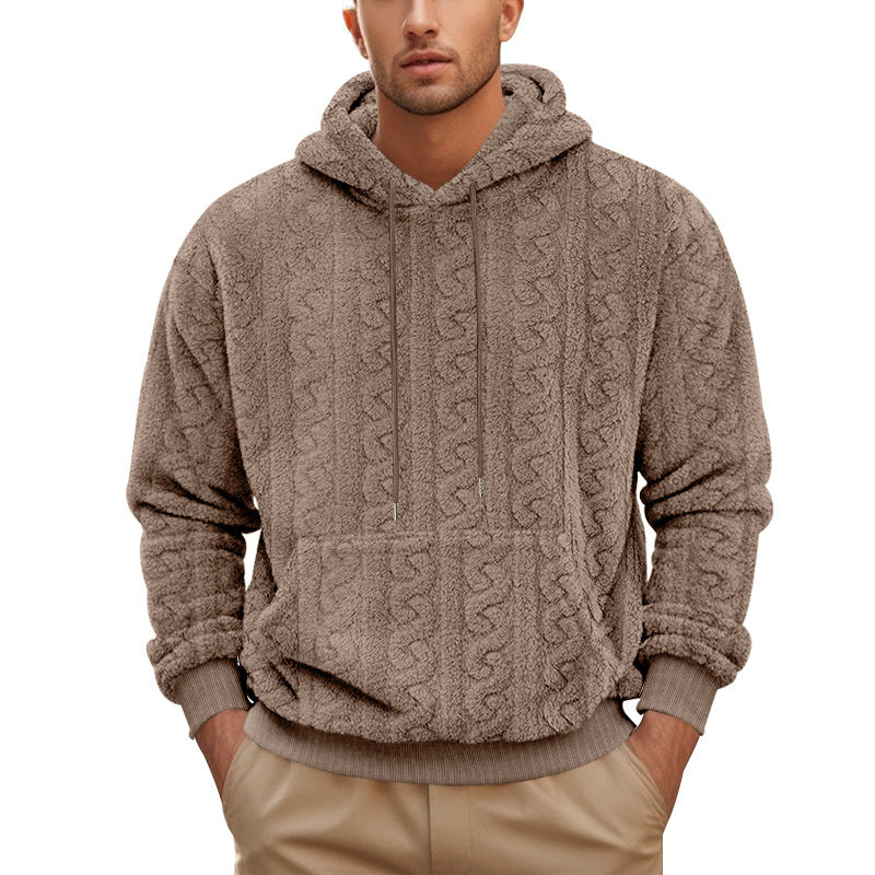 Herren Kapuzenpullover Flauschig Warm