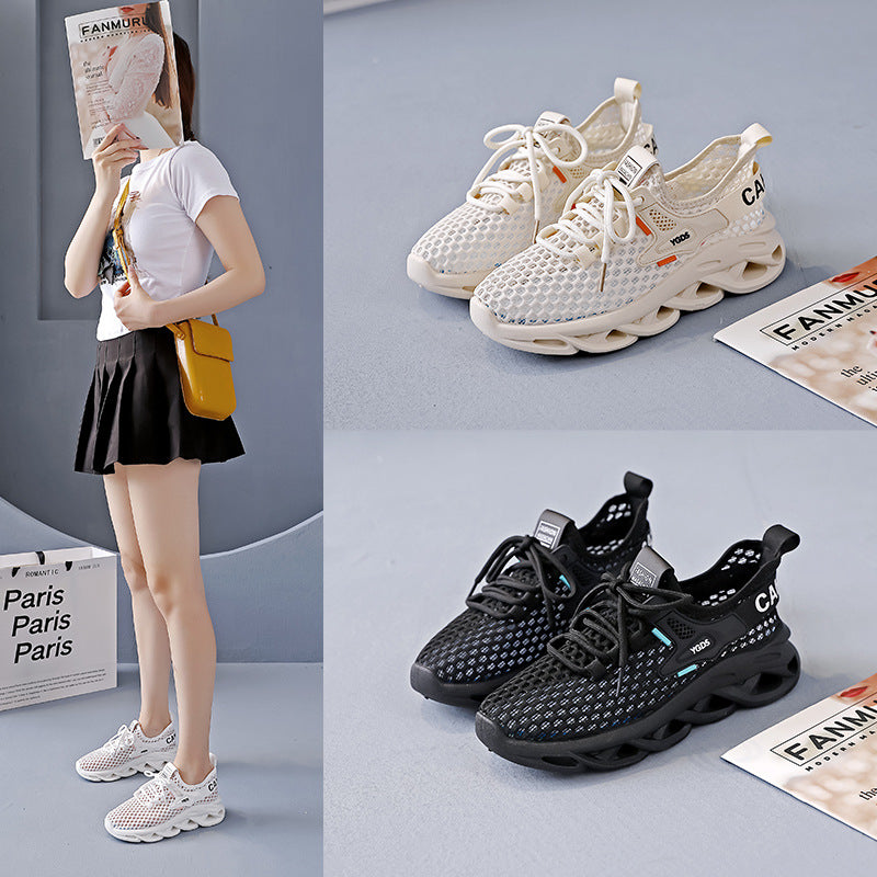 Damen Laufschuhe Atmungsaktiv Flexibel Sneaker für Sport