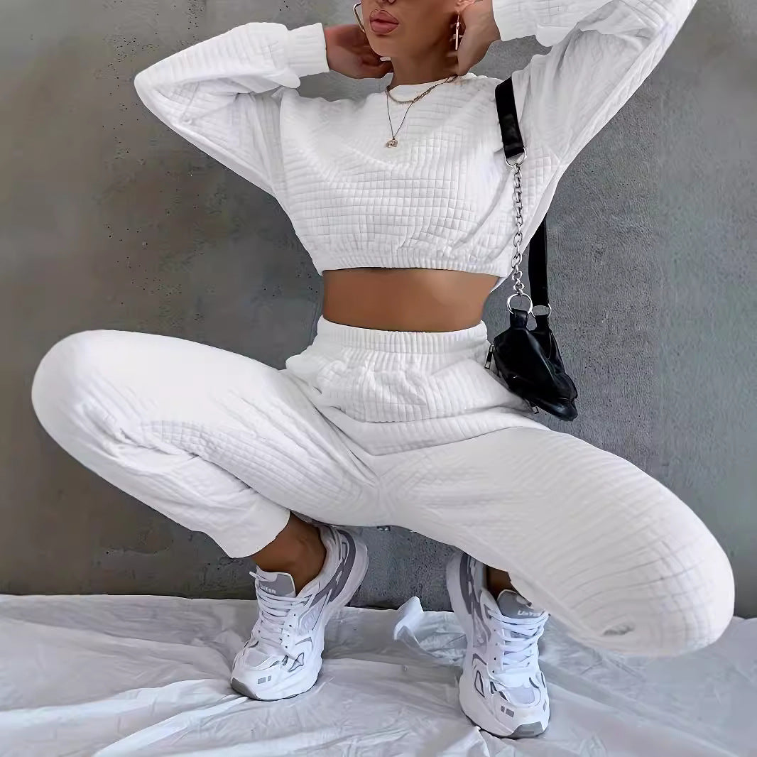 Damen Jogginganzug Quilted Warm Set