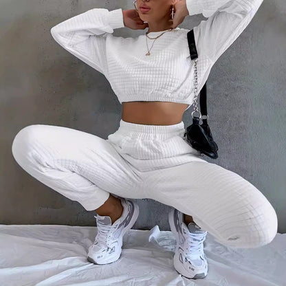 Damen Jogginganzug Quilted Warm Set
