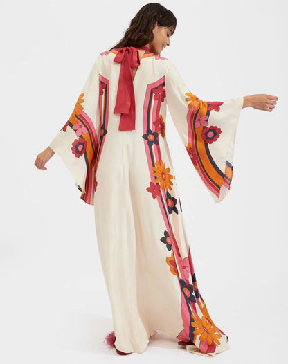 Viertelarmkleid mit Druck Damen Geschenk Berlin