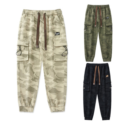 Herren Cargohose Elastic mit Reißverschlusstaschen Flexibel - BerlinGlamour