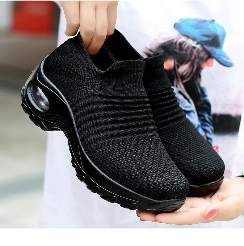 Damen Sockensneaker Atmungsaktiv Komfort Heidi Style - BerlinGlamour