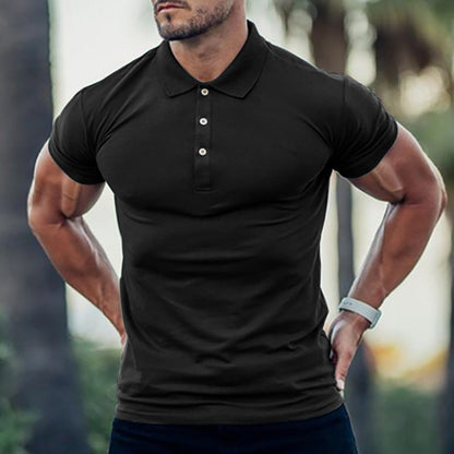 Herren Polo-Shirt Slim Fit Pique-Qualität Modern