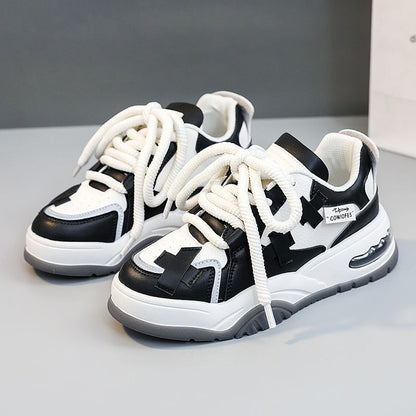 Damen Sneaker Sportlich Chunky atmungsaktiv Verstärkte Dämpfung