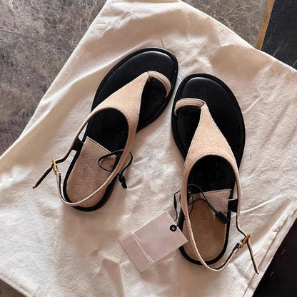 Damen Sandalen Zehentrenner Bequem Elegant Riemendesign