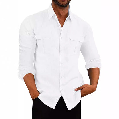 Herren Hemd Lässig Zweitaschen Modern Berlin_Style