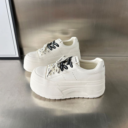 Damen Plateau Sneaker Atmungsaktiv Modern Komfort