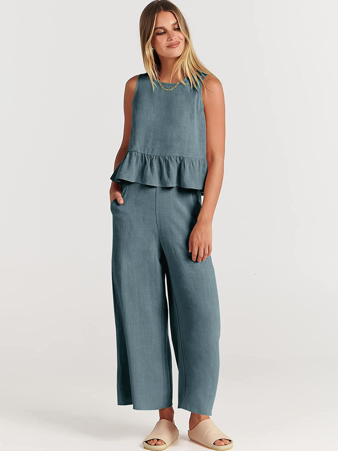 Freizeitanzug Weste Hose 9-Punkt-Set Sportlich
