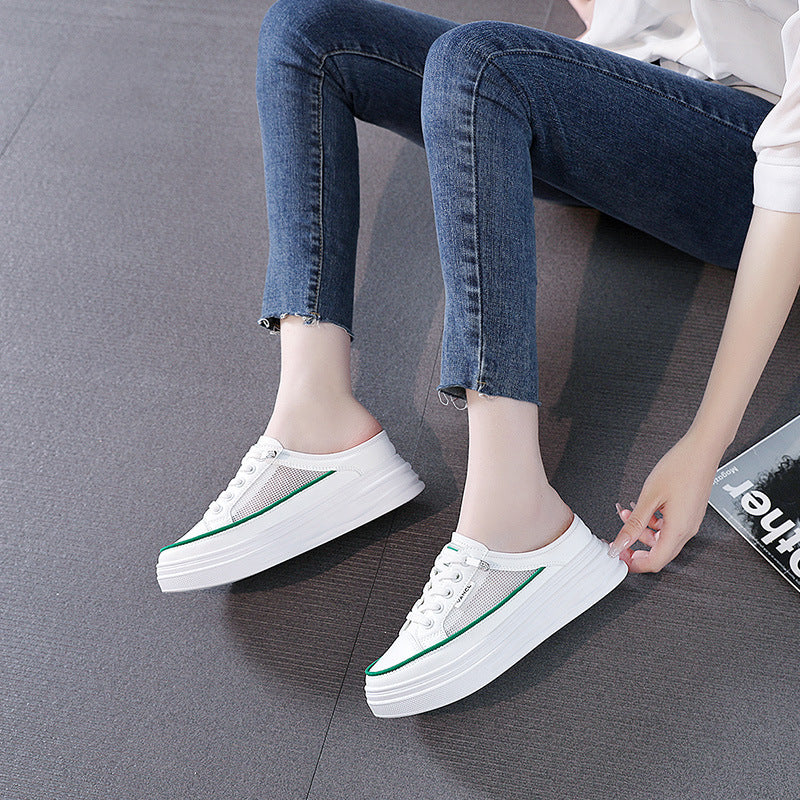 Damen Sneaker PlattformSchuhe AtmungsaktivMesh Elegant