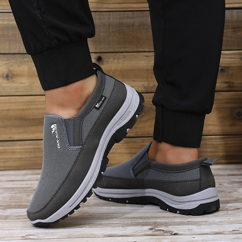 Damen Slip-On Schuhe Atmungsaktiv Rutschfest Bequem