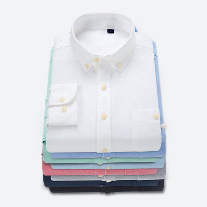 Herren Hemd Business Style Button Down Kragen