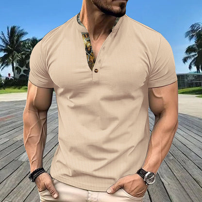 Herren Poloshirt Kurzarm Modern mit Kragen