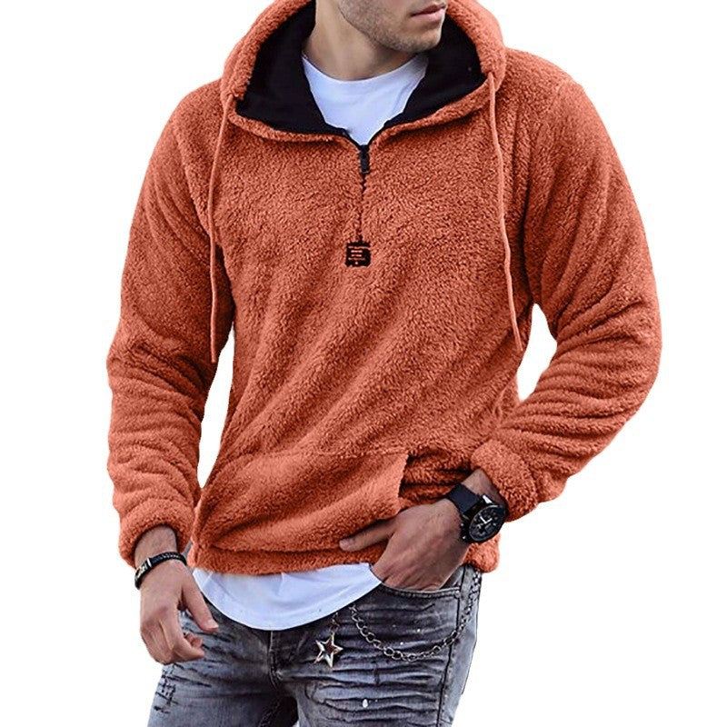 Herren Hoodie Mit Halbzipper Trendig Bequem