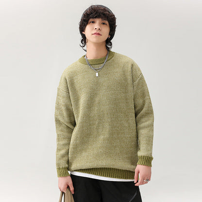 Grobstrickpullover Herren Großkaromodell Bequem
