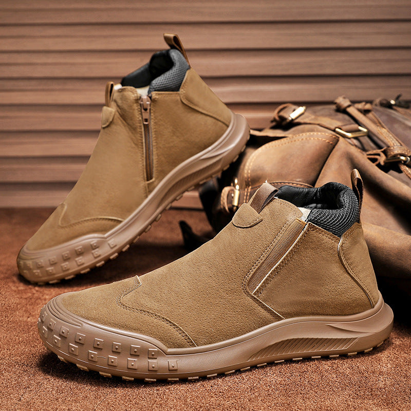 Damen Stiefeletten Weich Bequem Reißverschluss Schuhe
