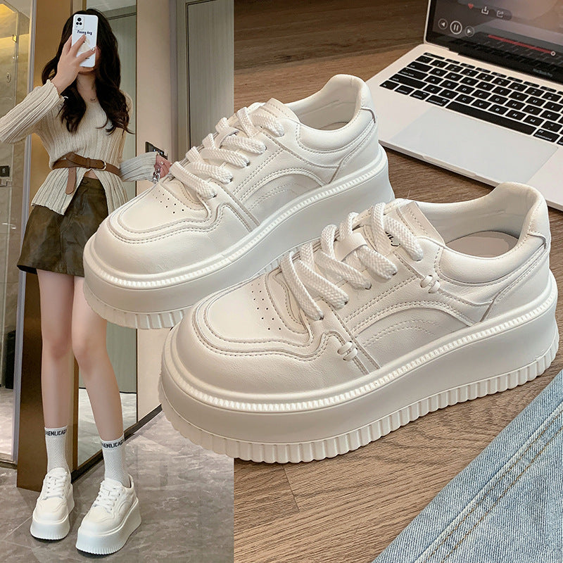 Damen Sneaker PlateauSchuhe Atmungsaktiv Komfortabel - BerlinGlamour